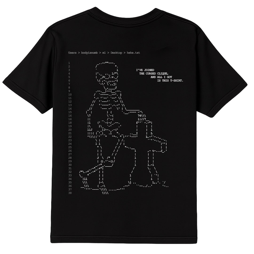 Black Logo Tee